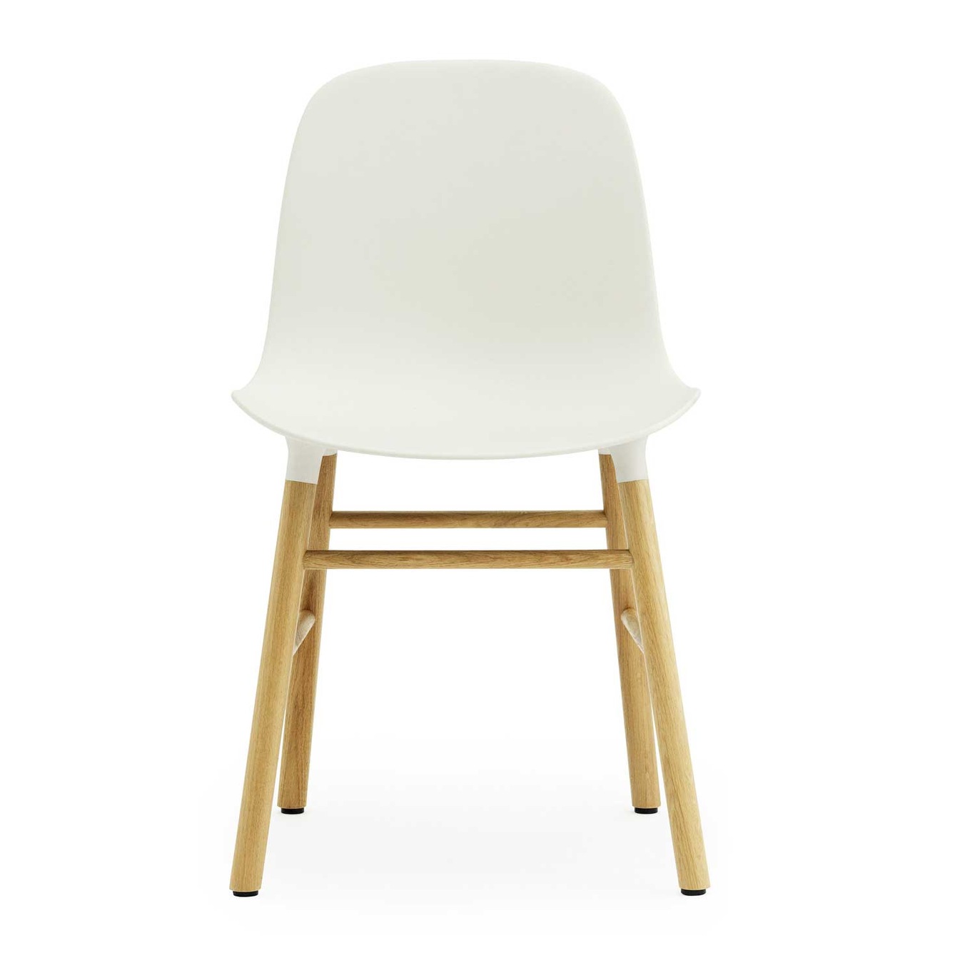 Form Chair Oak Frame, White