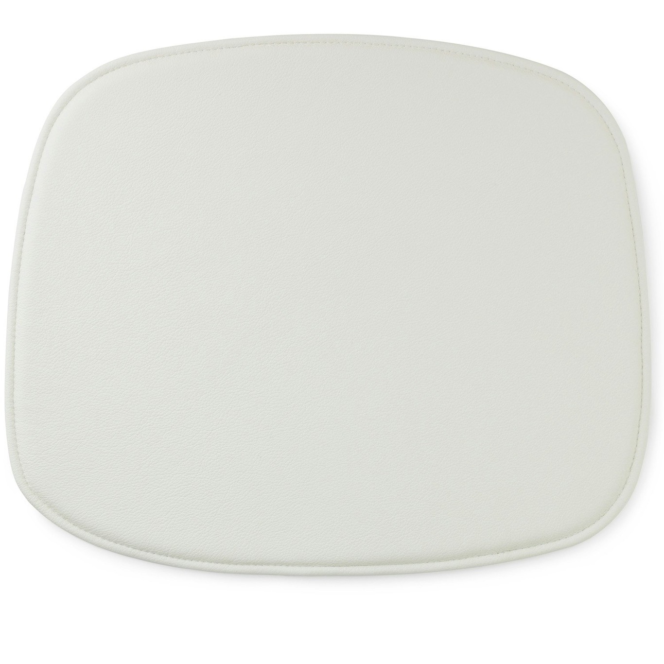 Form Seat Cushion Leather, White