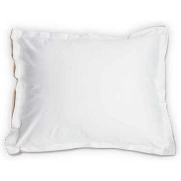 Barton Pillowcase 50x60 cm, White / Sand