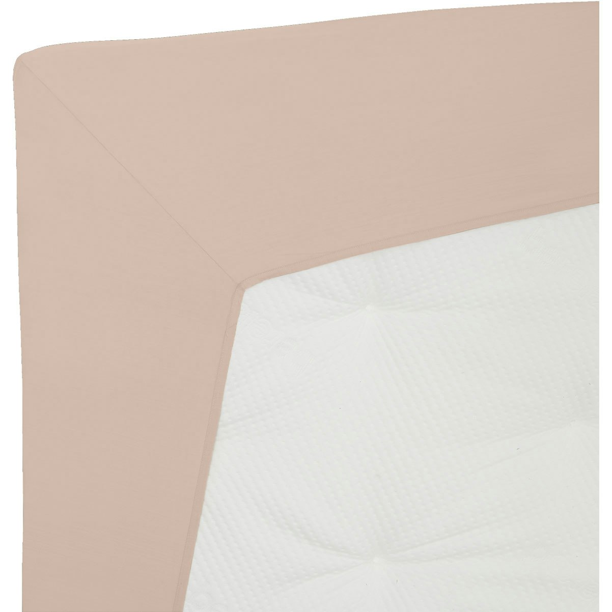Naked Fitted Sheet 180x200 cm, Sand