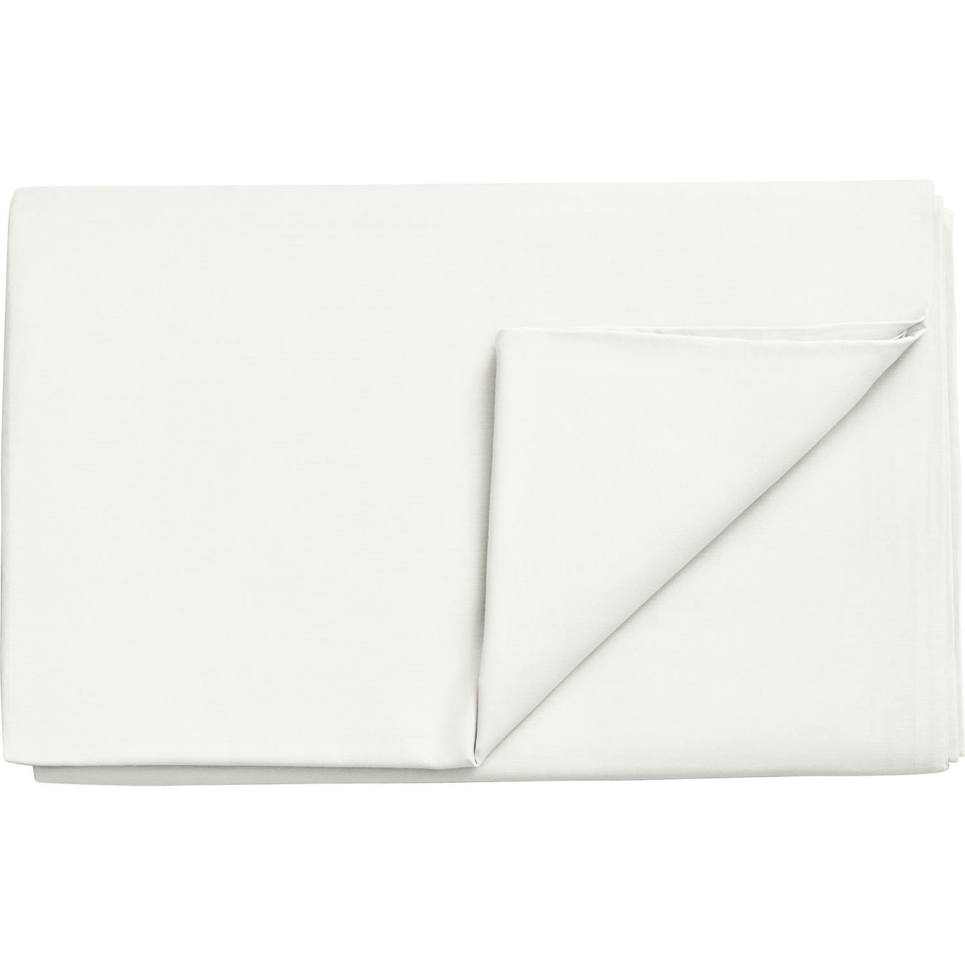 Satin Sheet White, 190x280 cm