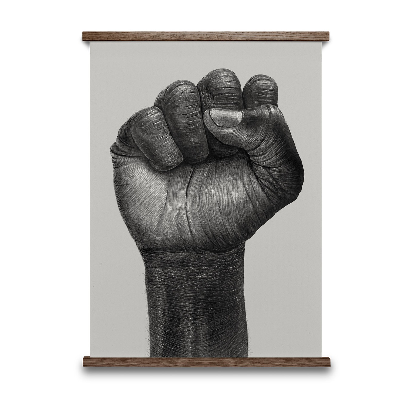 Raised Fist Poster 50x70cm