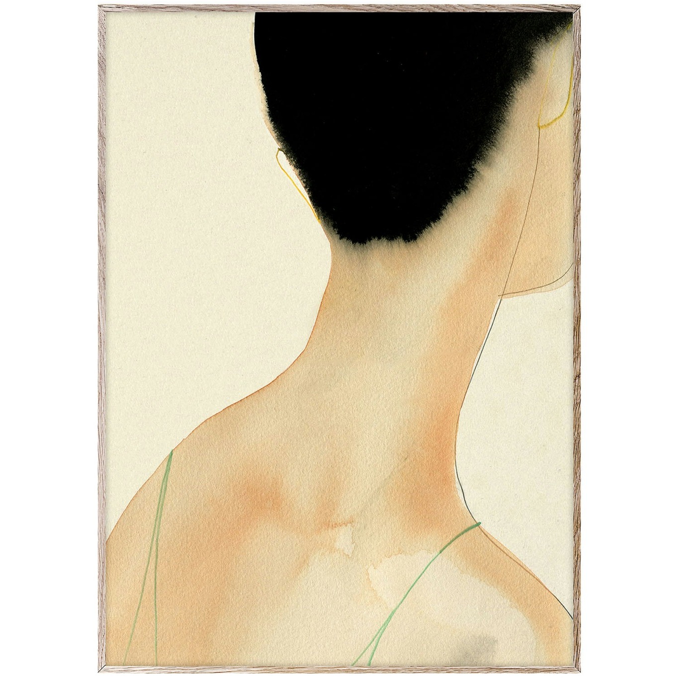 The Green Camisole Poster 50x70 cm