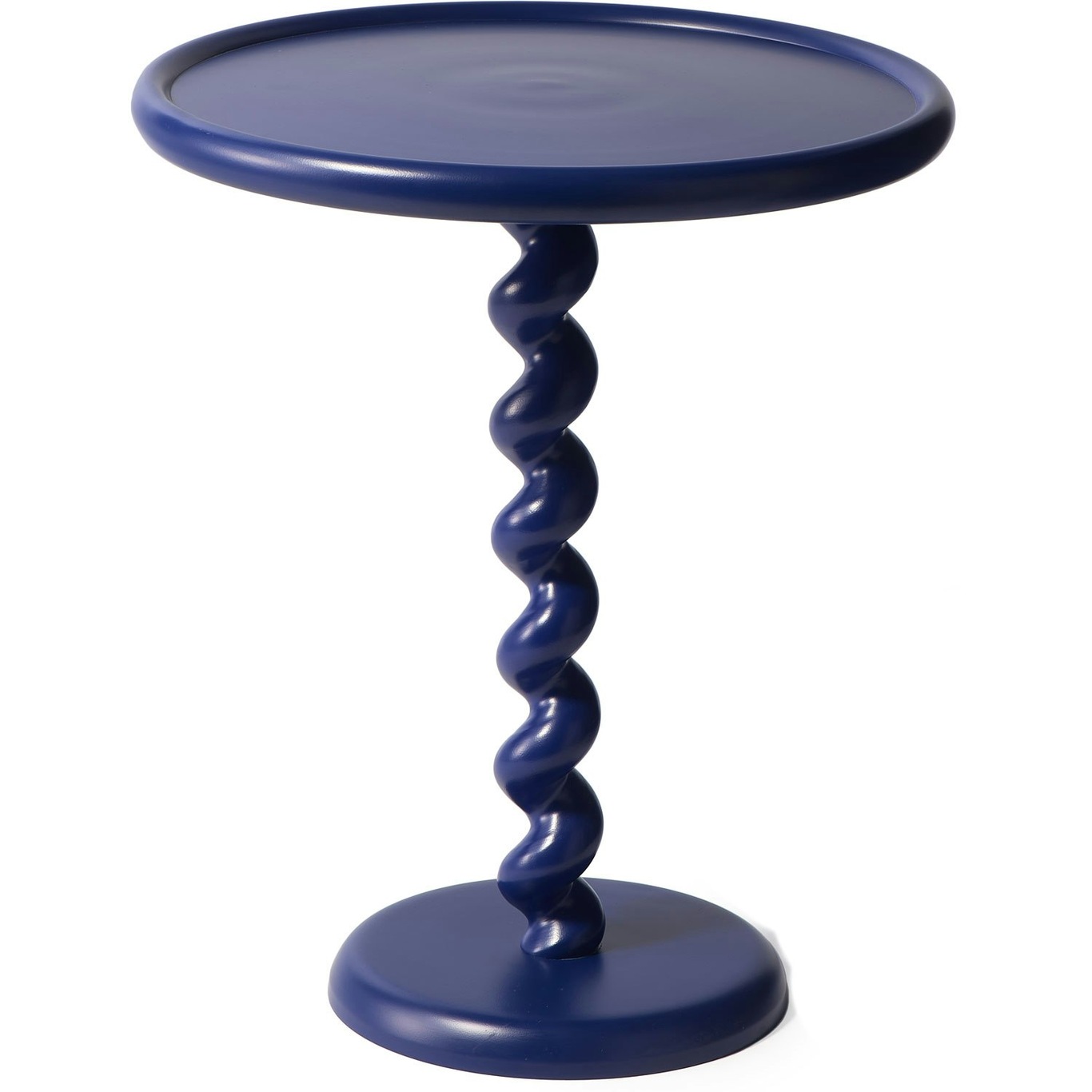 Twister Side Table, Deep Blue