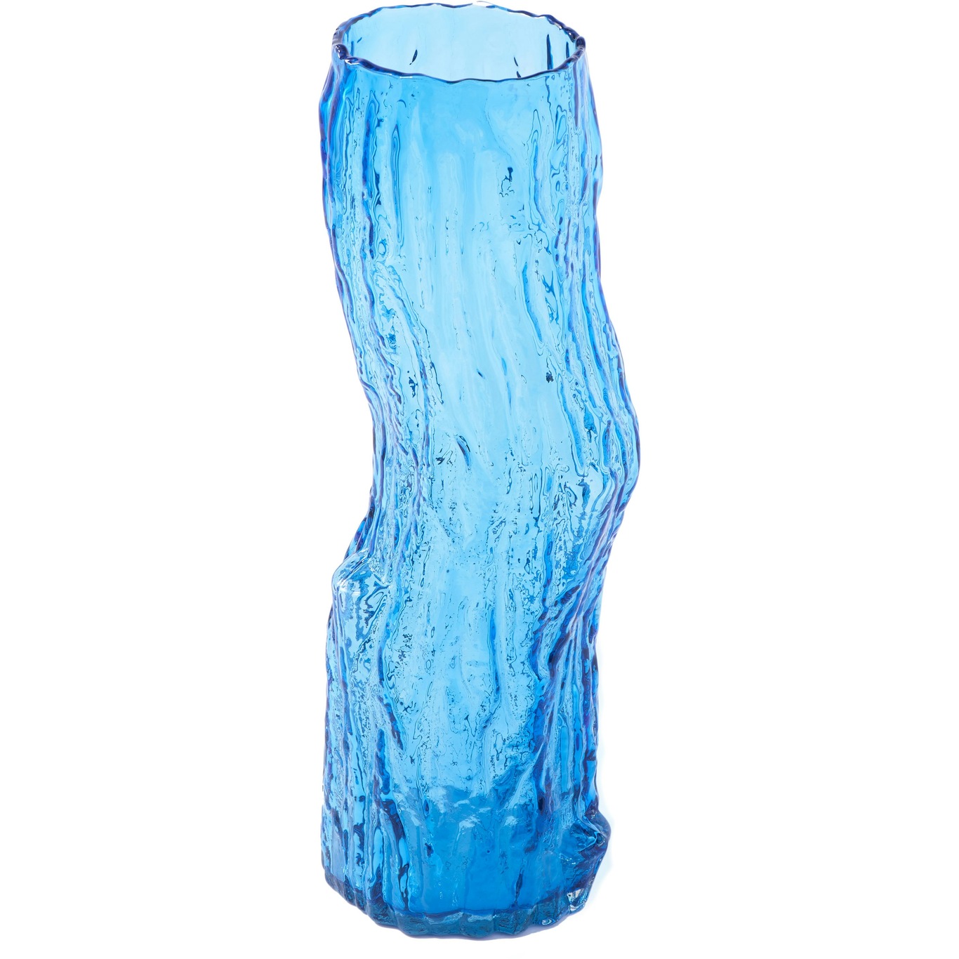 Tree Log Vase Dark Blue, 62 cm