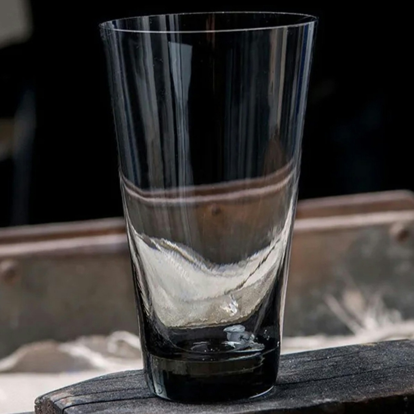 Rio Drinking Glass 13.5 cm, Smokey Grey