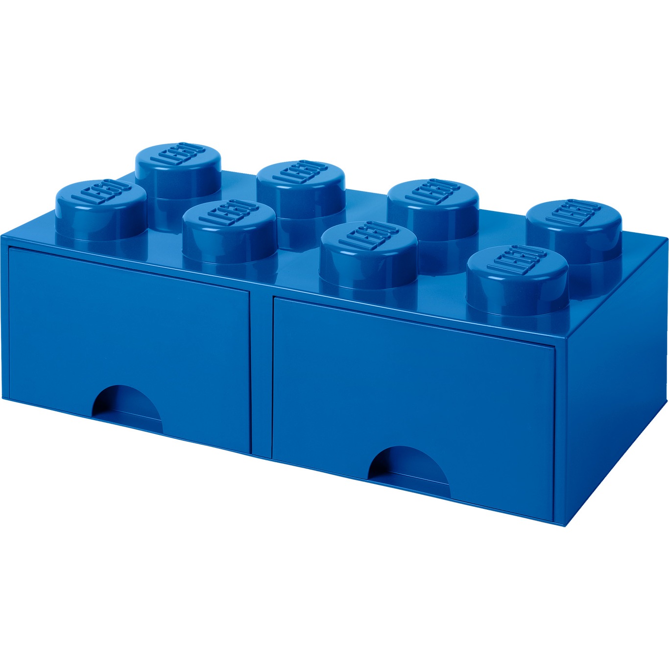 LEGO® Storage With 2 Drawers 8 Knobs, Blue