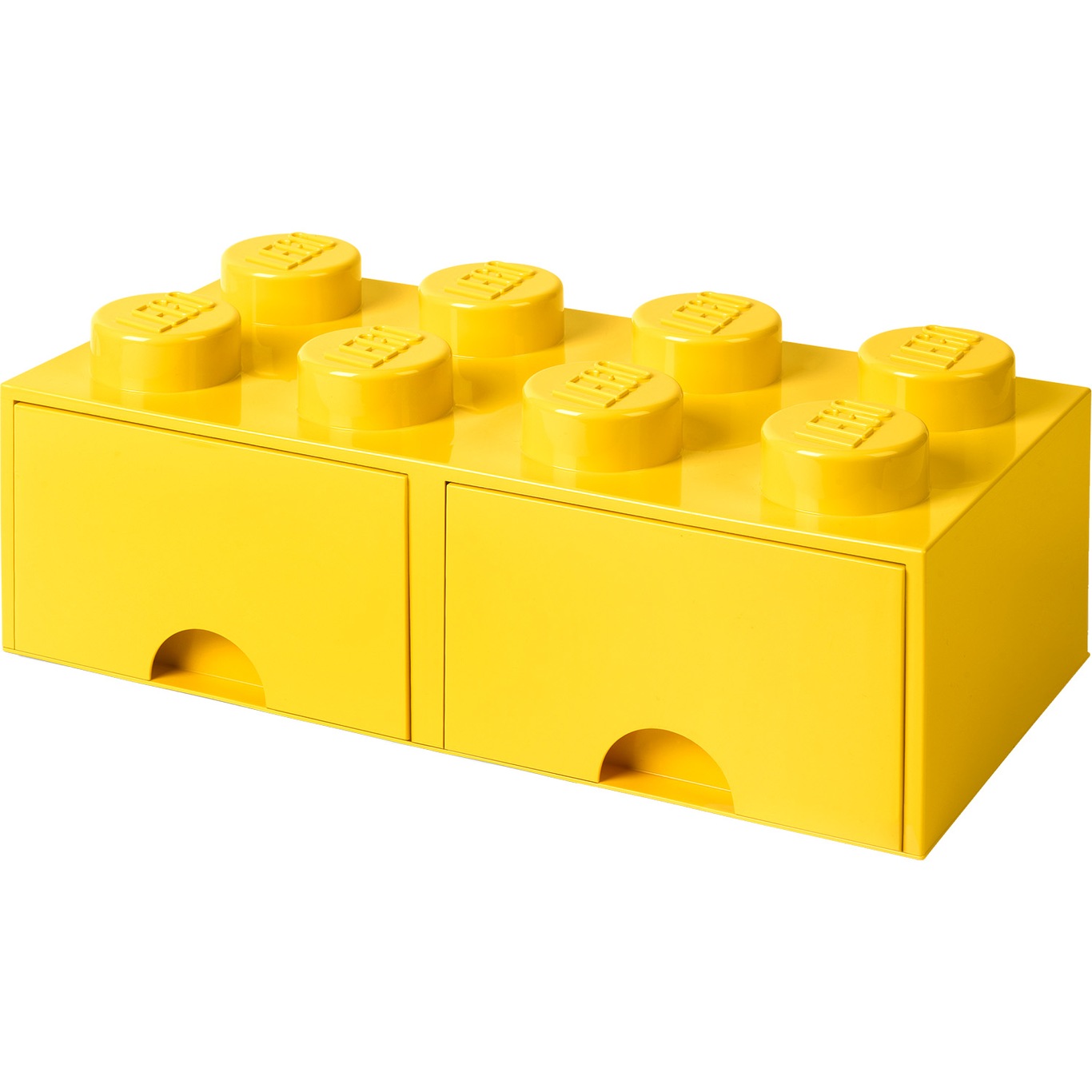 LEGO® Storage With 2 Drawers 8 Knobs, Yellow
