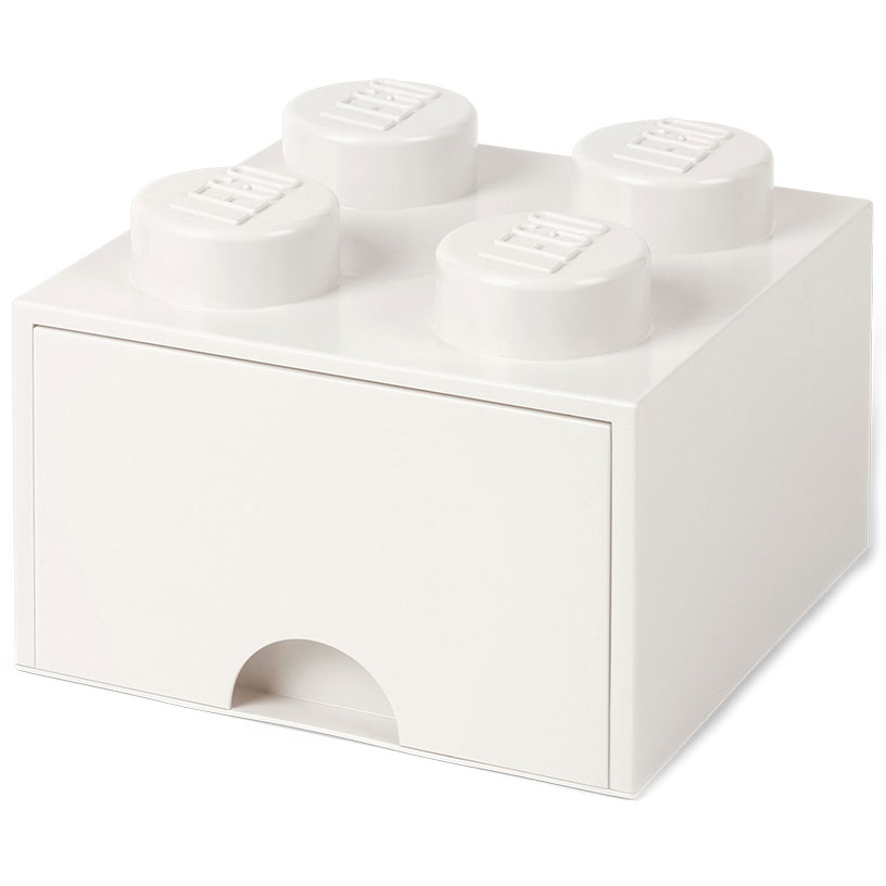 LEGO® Drawer 4 Knobs, White