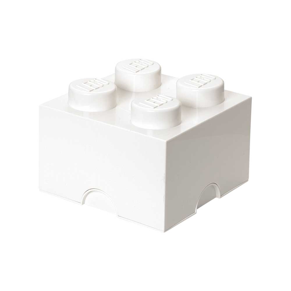 LEGO® Storage Box 4 Knobs, White