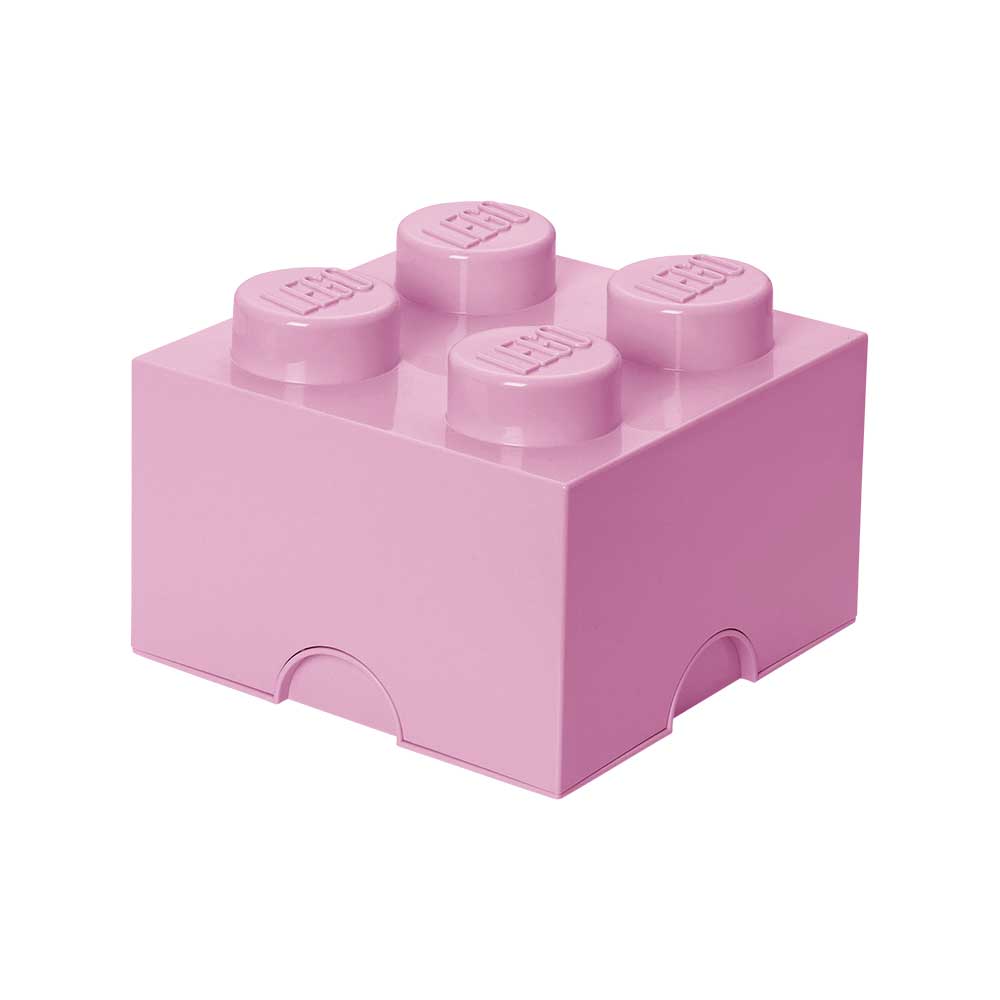 LEGO® Storage Box 4 Knobs, Light Purple
