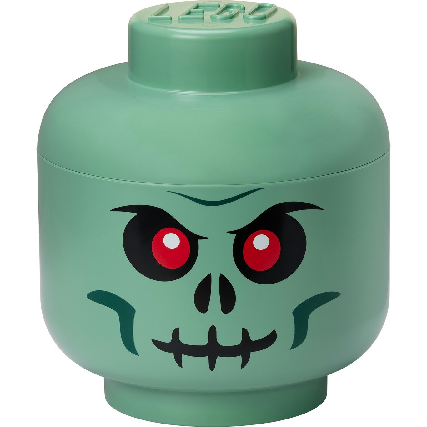 LEGO® Storage Box Head Large, Green Skeleton