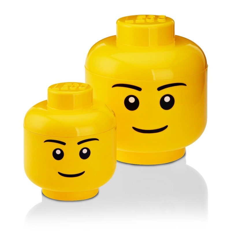 LEGO® Storage Box Head Mini 4 Pieces - Room Copenhagen @ RoyalDesign