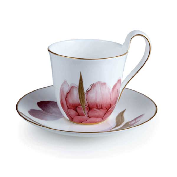Flora Cup & Saucer, Iris