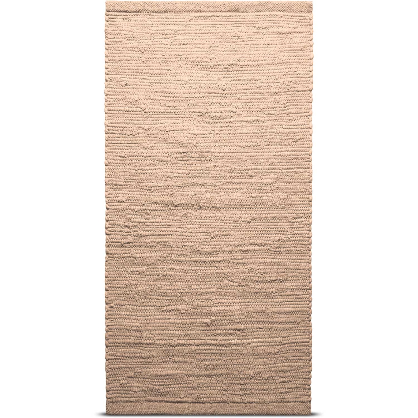 Cotton Rug 75x200cm Soft Peach, What Are The Softest Rugs Made Of