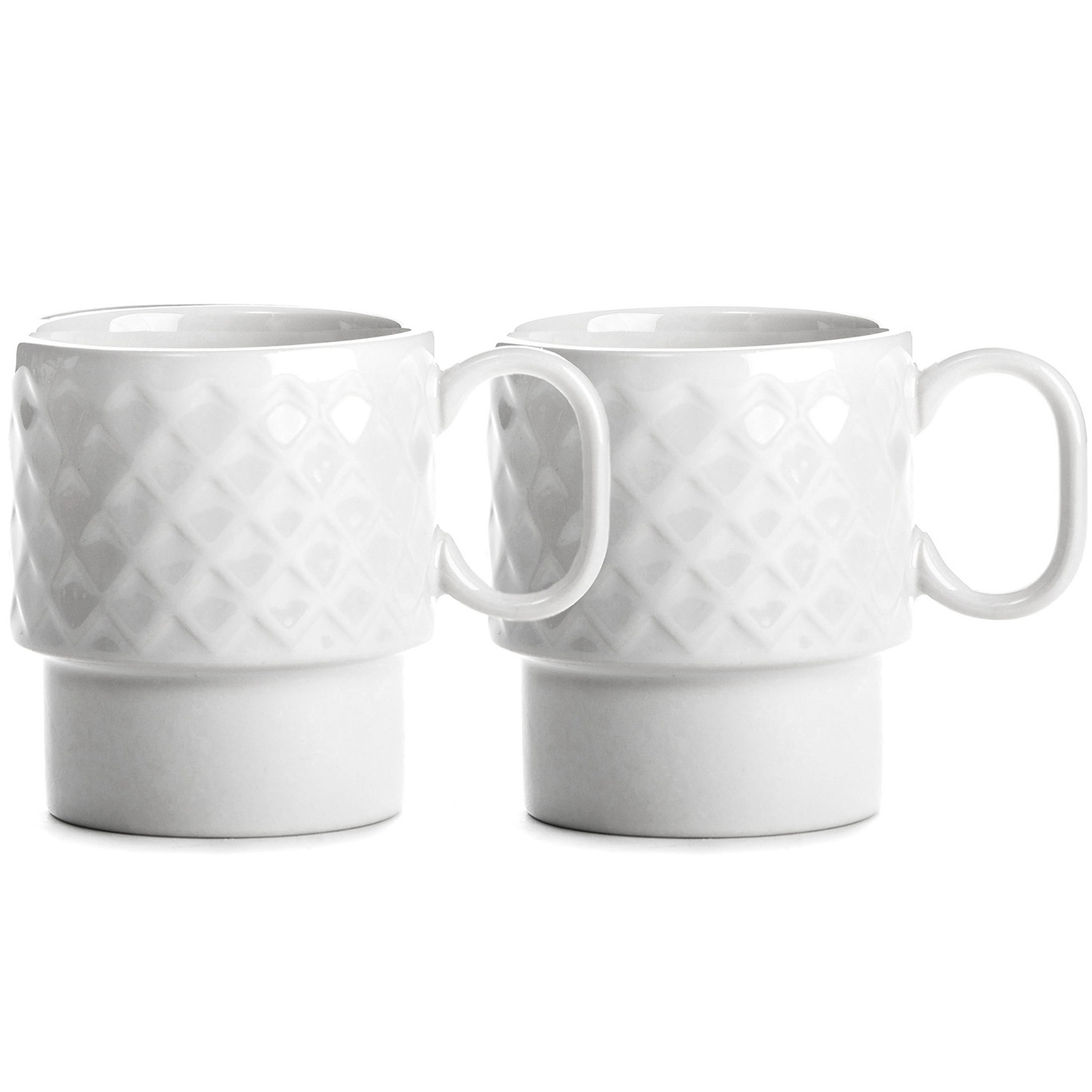 Coffee & More Mug 2-pack, White