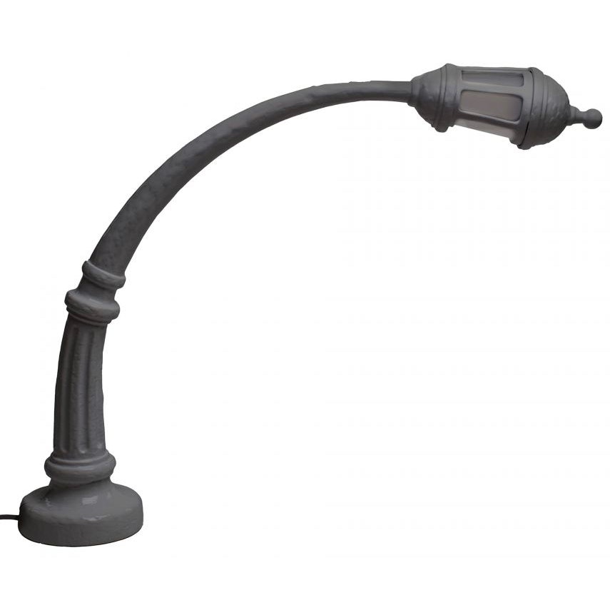 Street Lamp Table Lamp, Grey