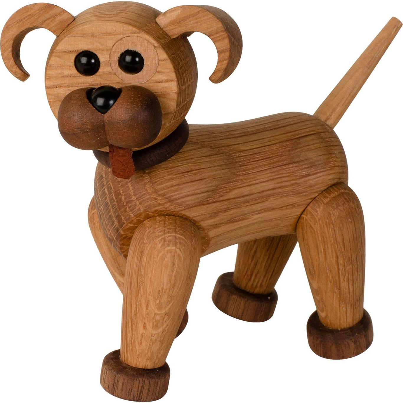 Woody Puppy Wooden Figurine 10 cm - Spring Copenhagen @ RoyalDesign