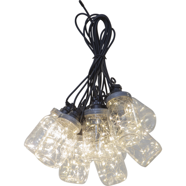 Circus Bottle String Light, Clear
