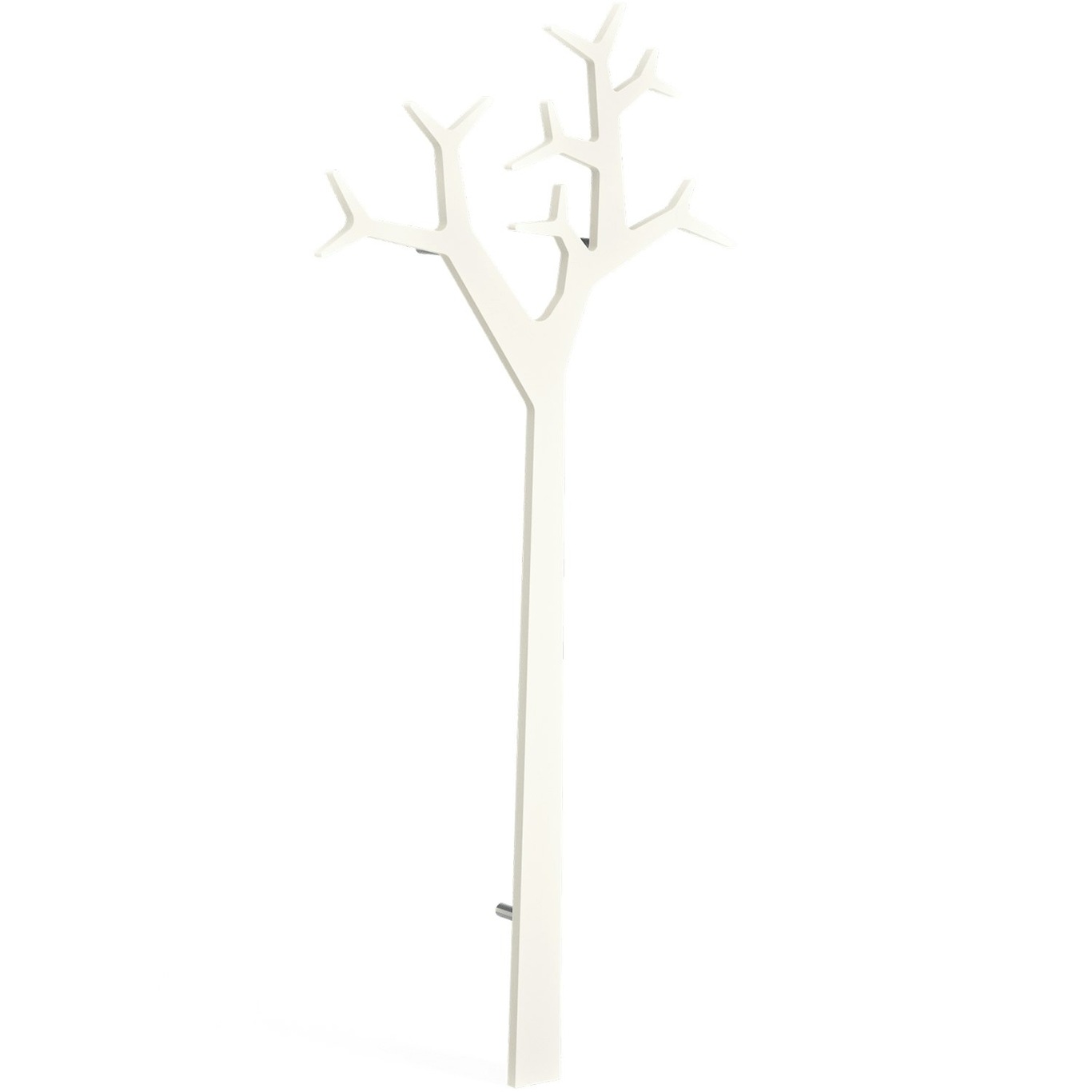Tree Coat Rack Wall-mounted 194 cm, Soft White