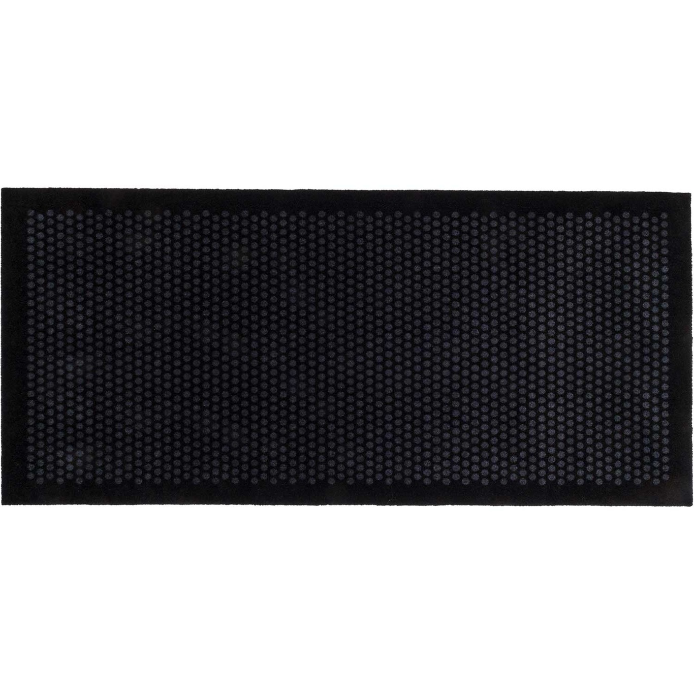 Dot Doormat 90x200cm, Black/Grey