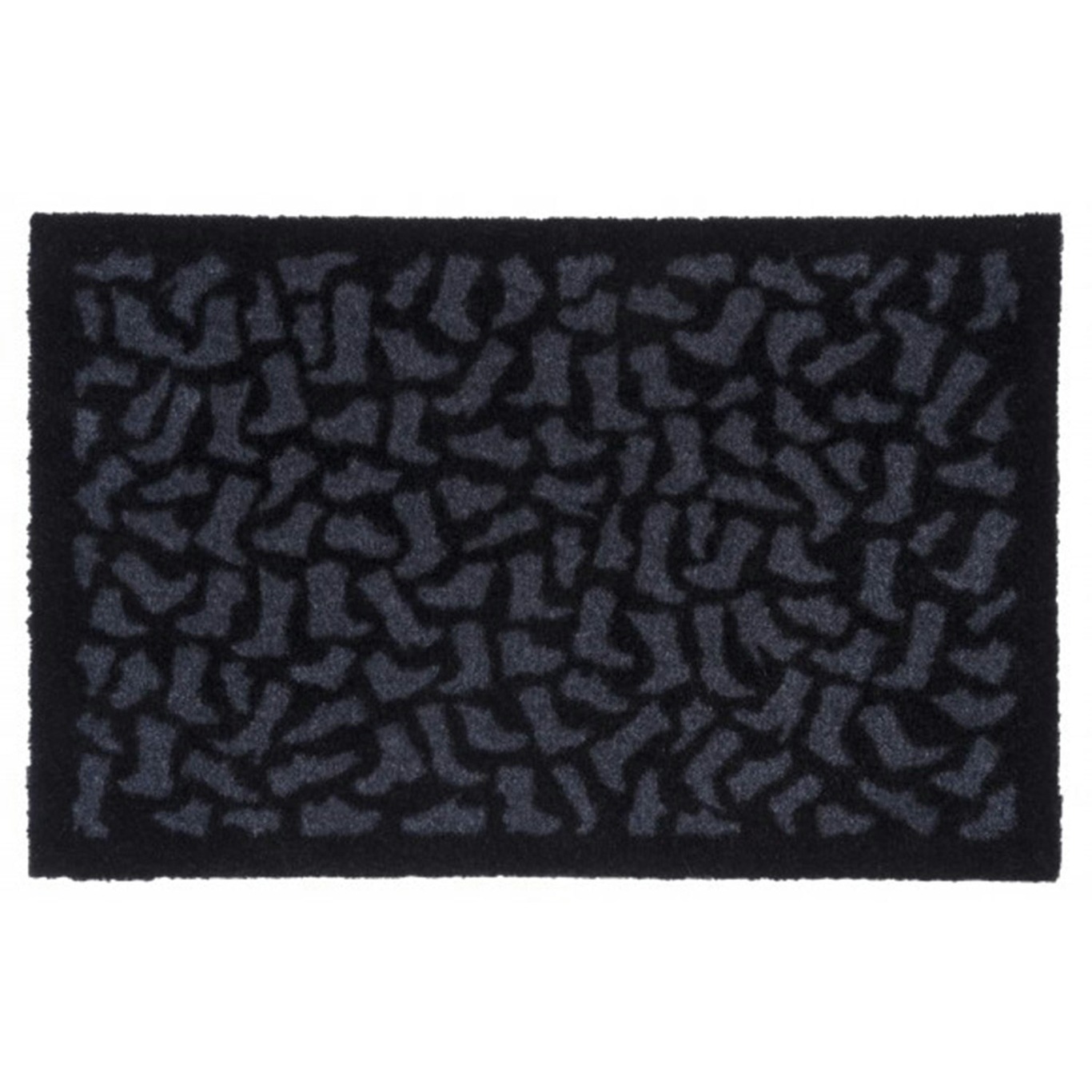 Footwear Doormat 40x60cm, Black/Grey