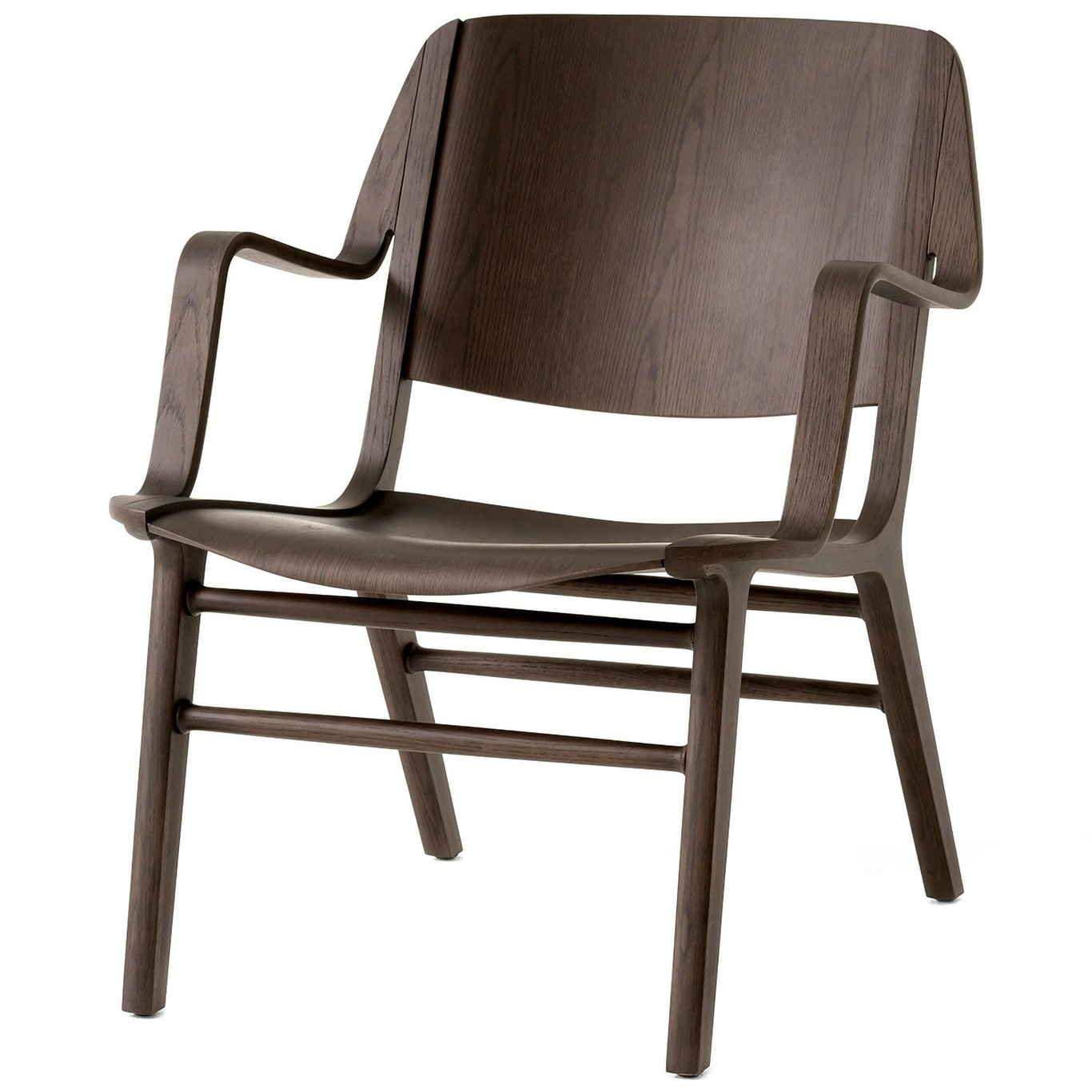 AX HM11 Lounge Chair, Dark Stained Oak