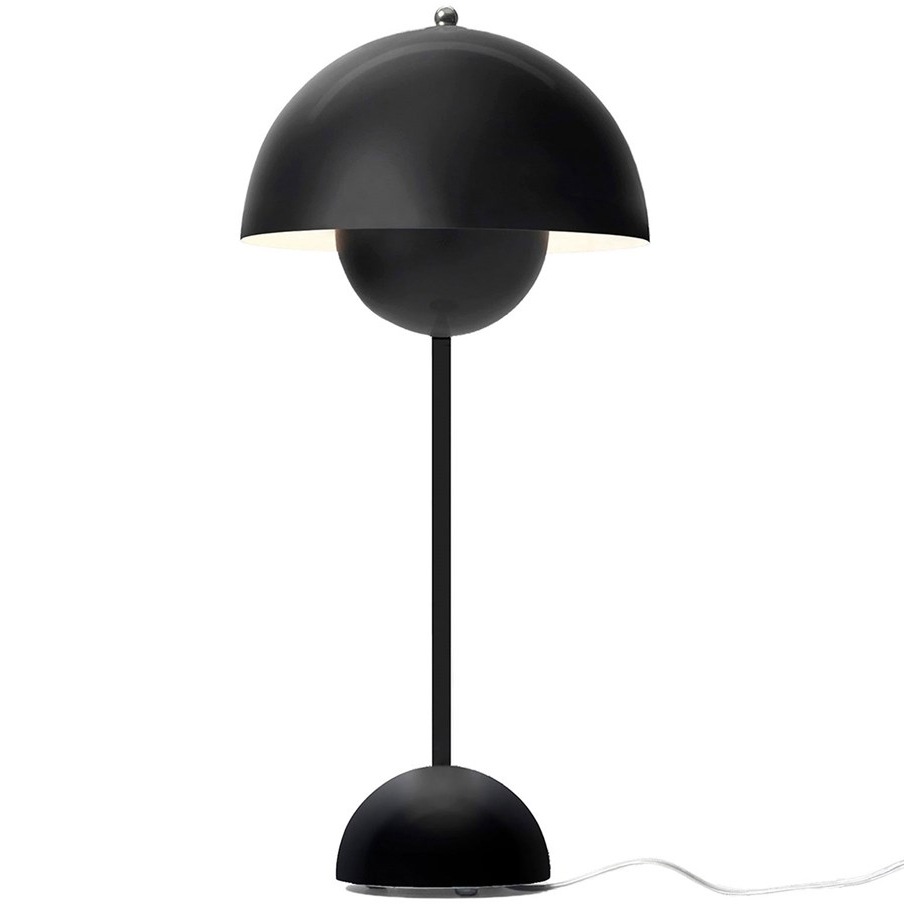 Flowerpot VP3 Table Lamp, Matte black