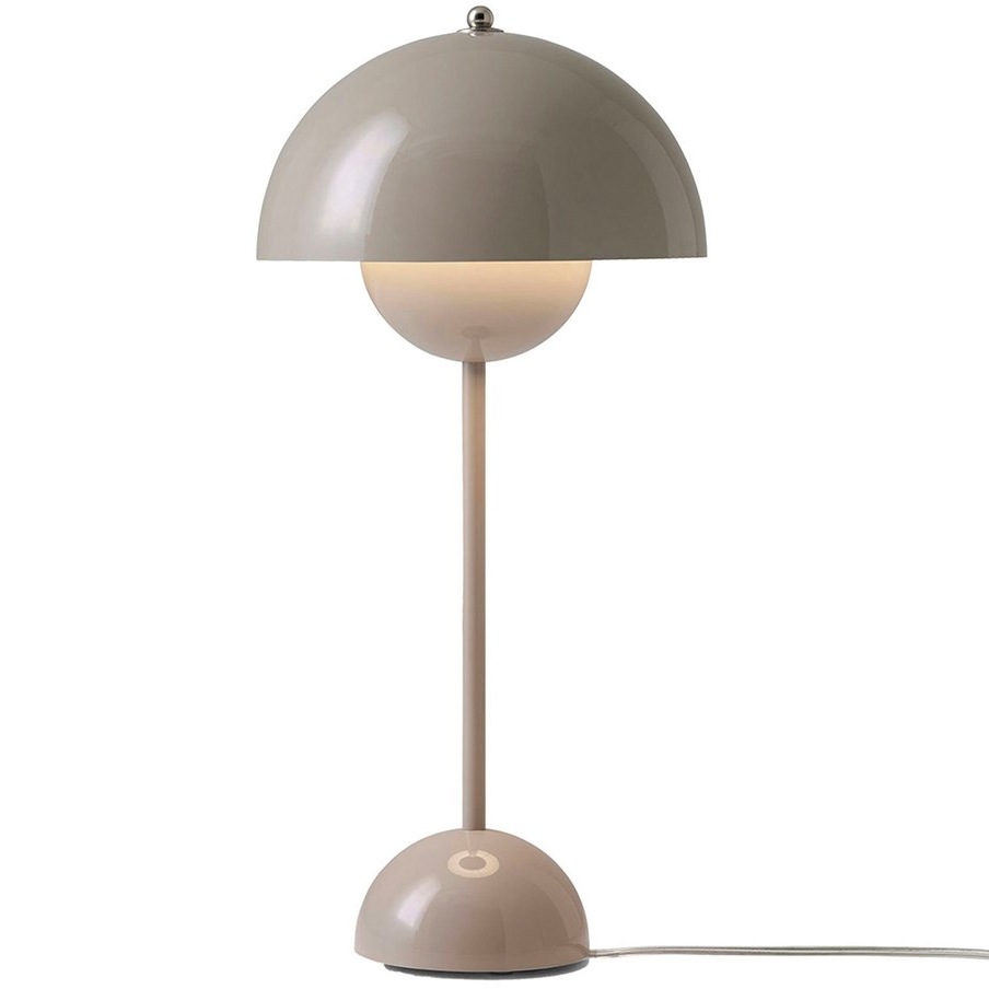 Flowerpot VP3 Table Lamp, Greige