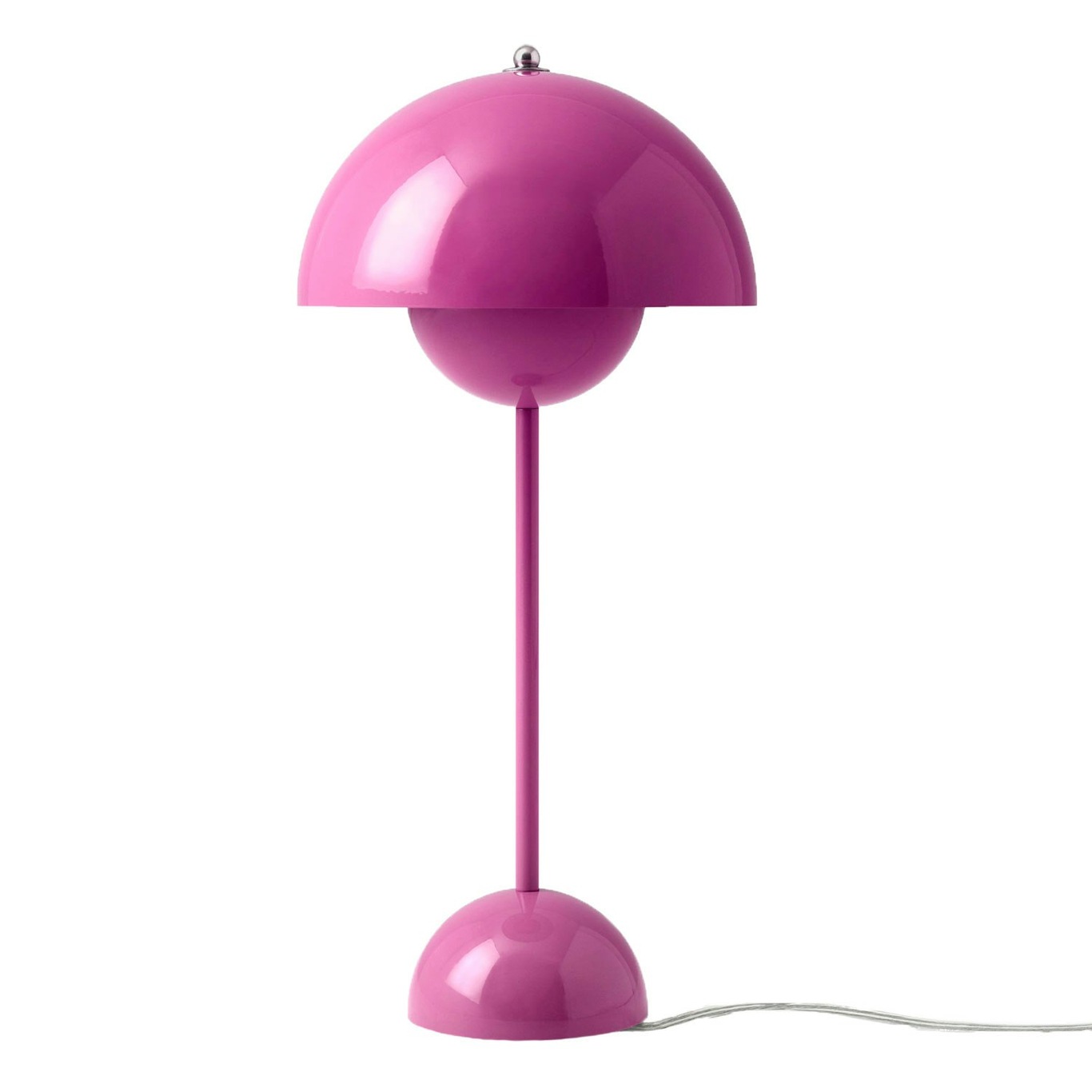 Flowerpot VP3 Table Lamp, Tangy Pink