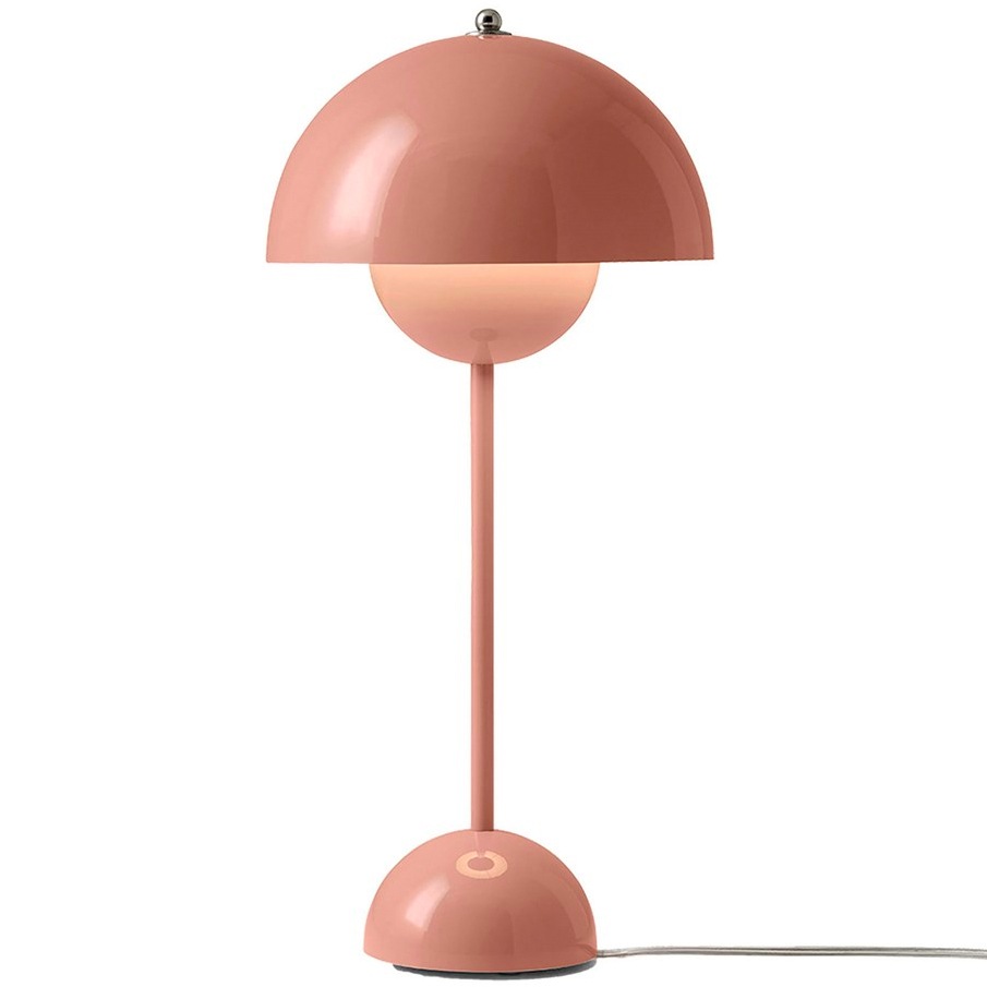 Flowerpot VP3 Table Lamp, Beige red