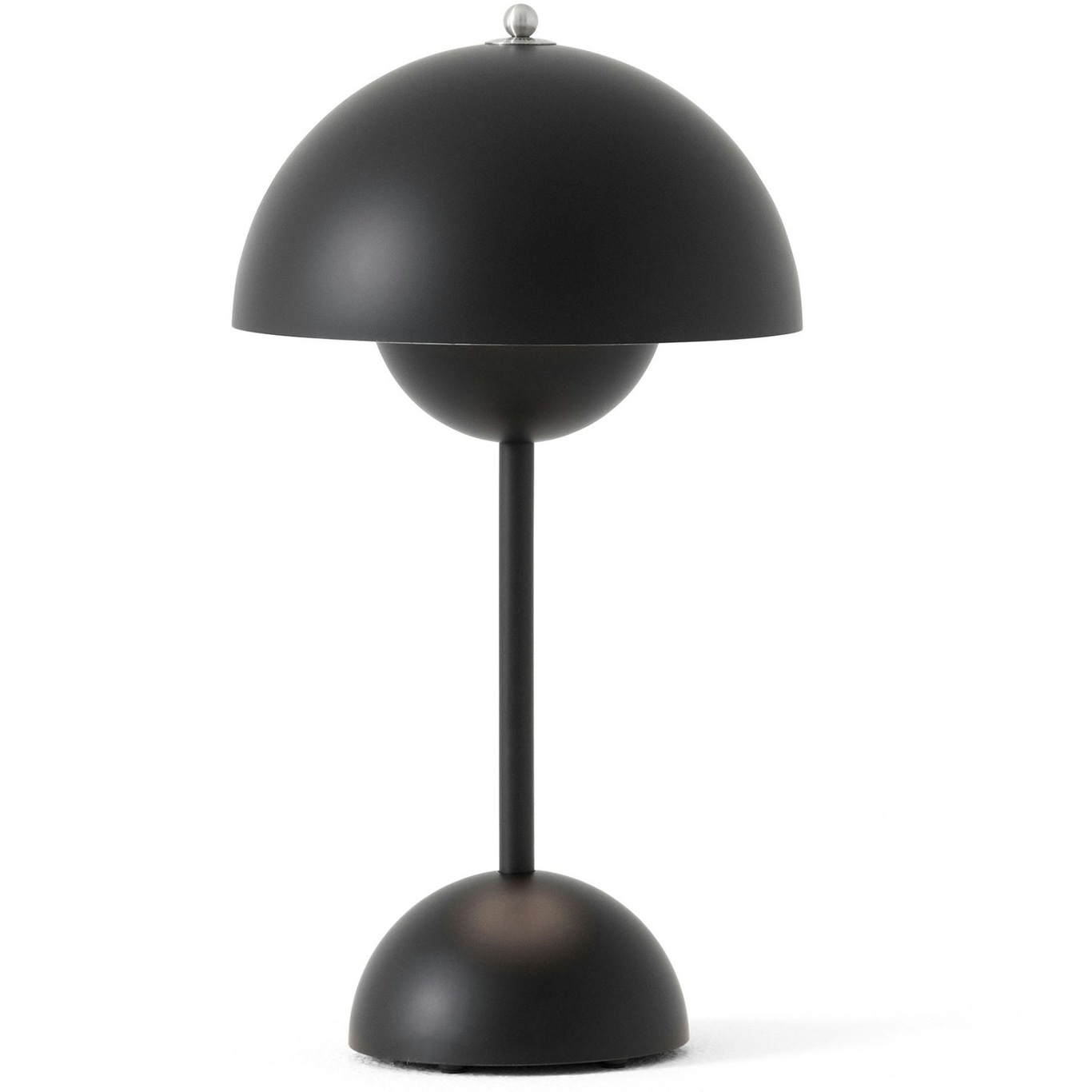 Flowerpot VP9 Table Lamp Portable, Matte Black