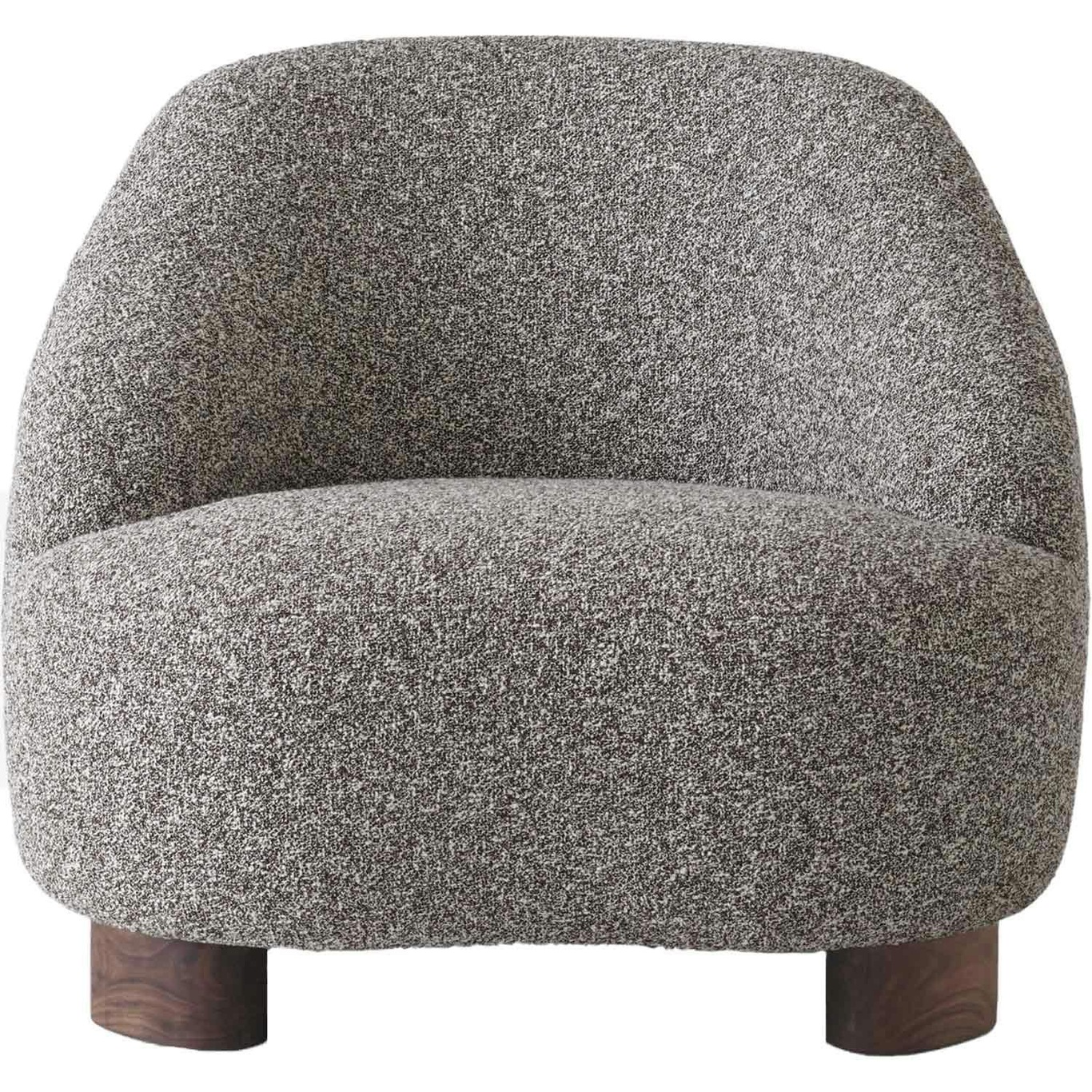 Margas LC1 Lounge Chair, Walnut/Zero 0011