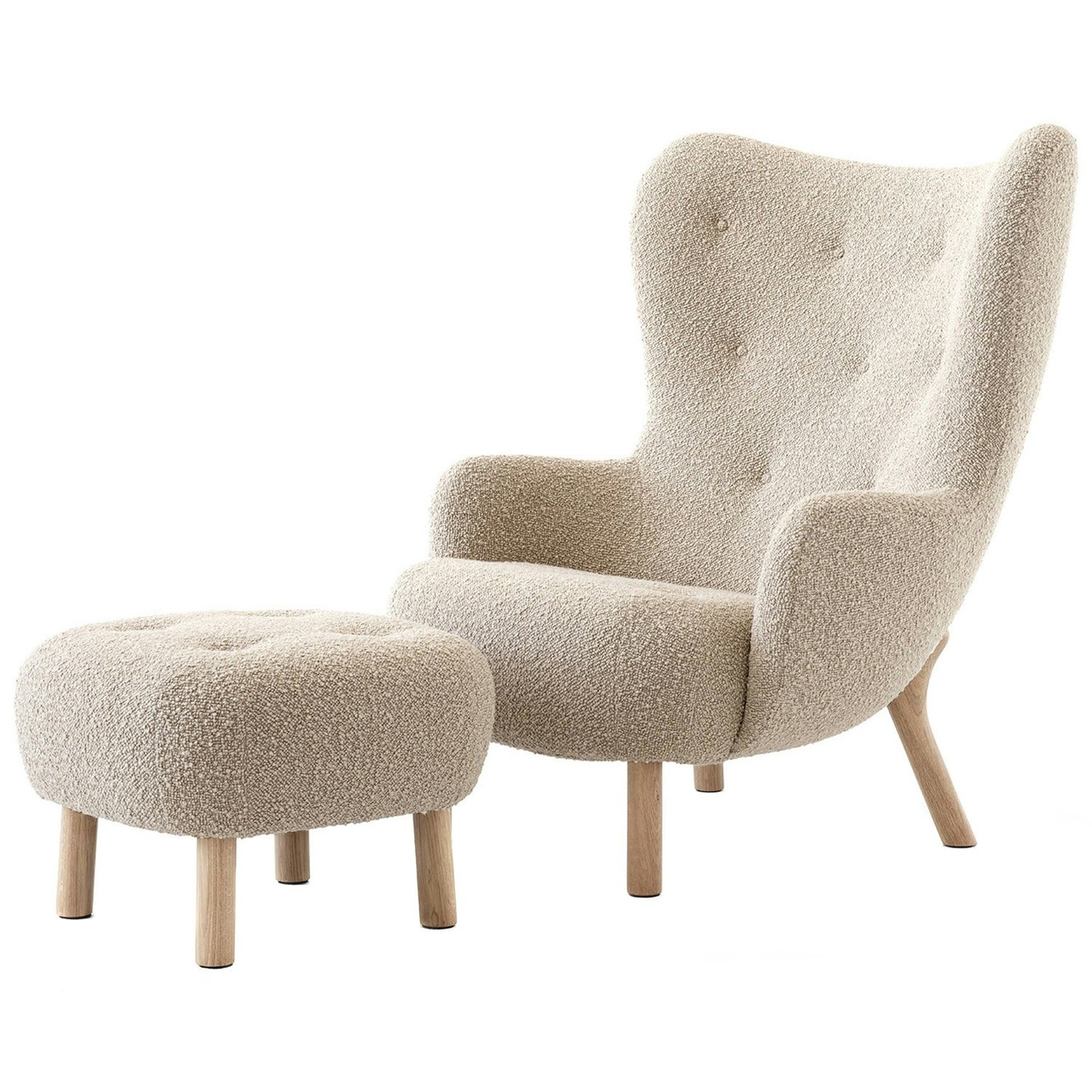 Petra VB3 Lounge Chair Set, Karakorum 003 / Oiled Oak