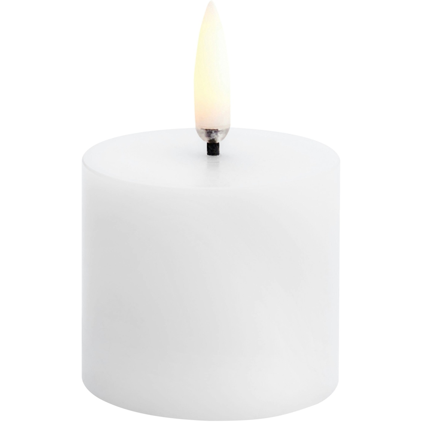 LED Mini Pillar Candle Nordic White, 5x4,5 cm