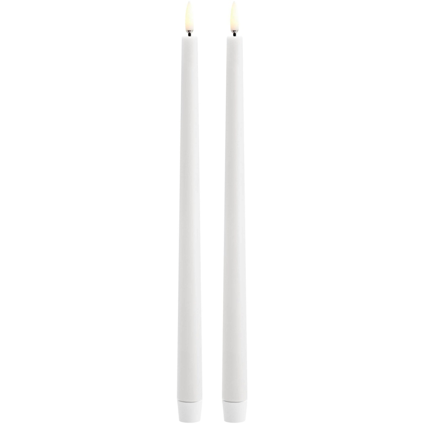 LED Taper Candle Slim 2,3x32 cm, Nordic White