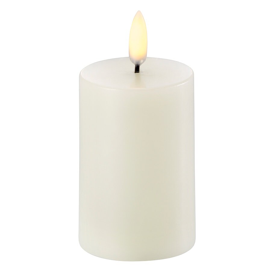 Uyuni - Pillar Candle LED Nordic White 5 x 7,5 cm