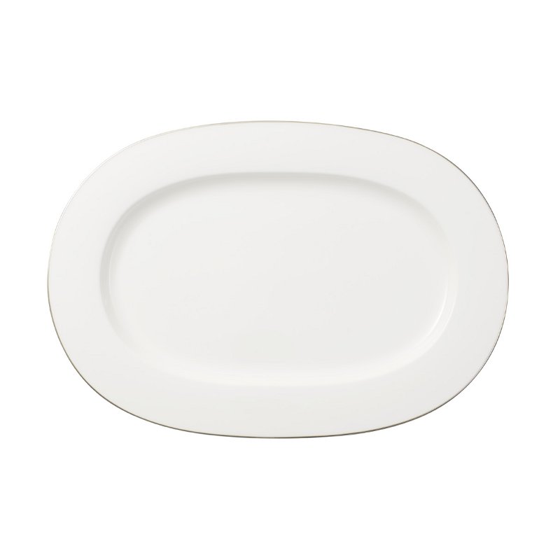 Anmut Platinum No.1 Oval Platter, 41 cm