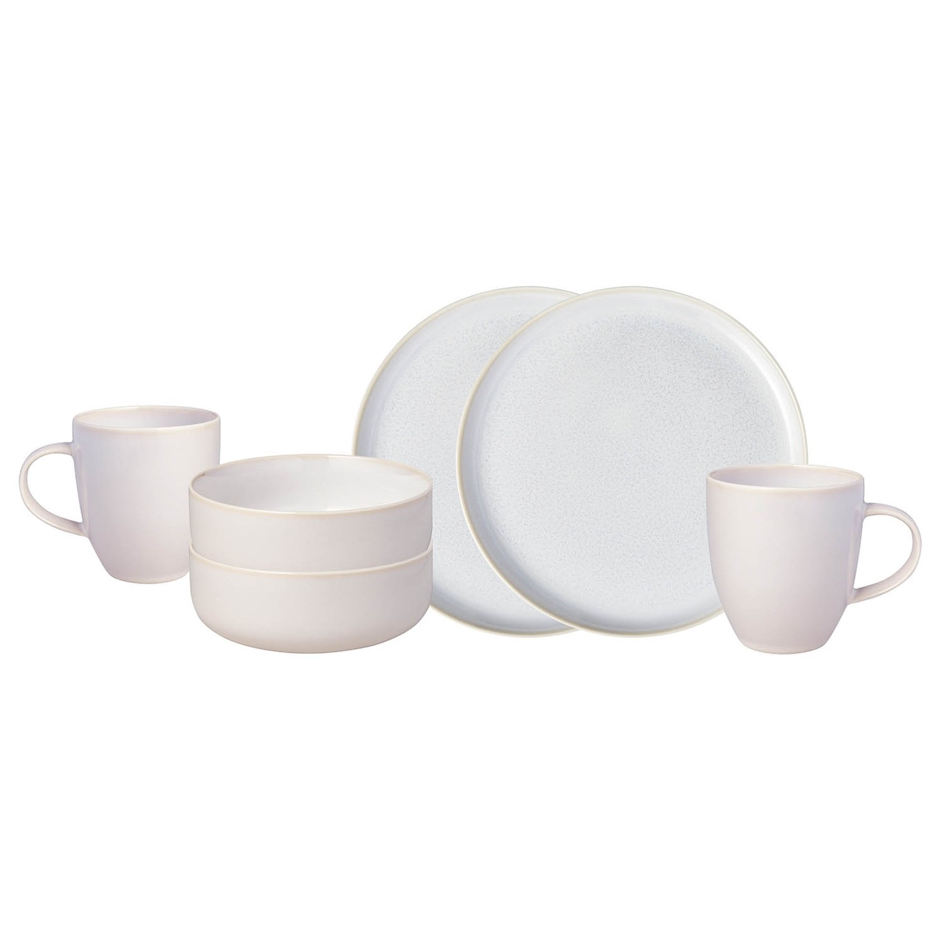 Crafted Cotton Tableware Set, 6 Pieces