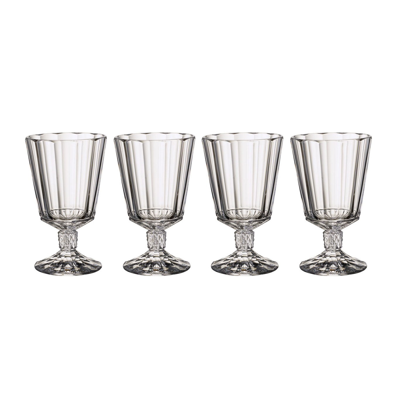 Opéra Red Wine Goblet 4 Pcs, Clear