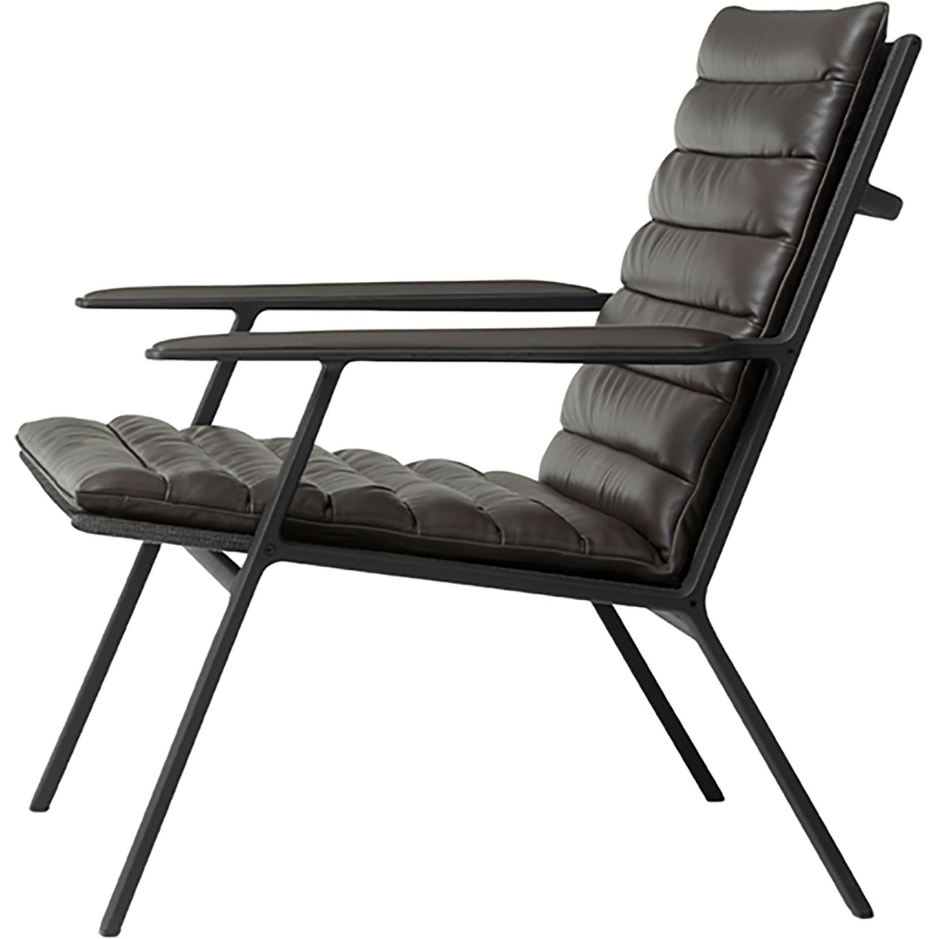 456 Lounge Chair, Dark Brown