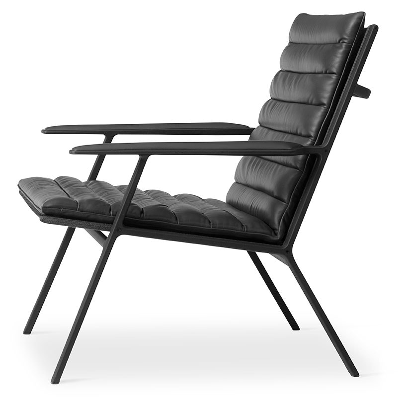 456 Lounge Chair, Black