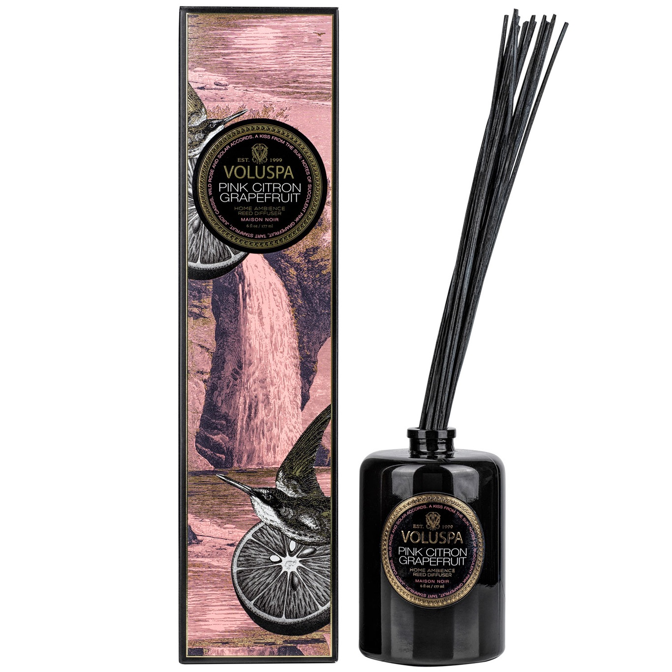 Maison Reed Fragrance Diffusers 177 ml, Pink Citron Grapefruit