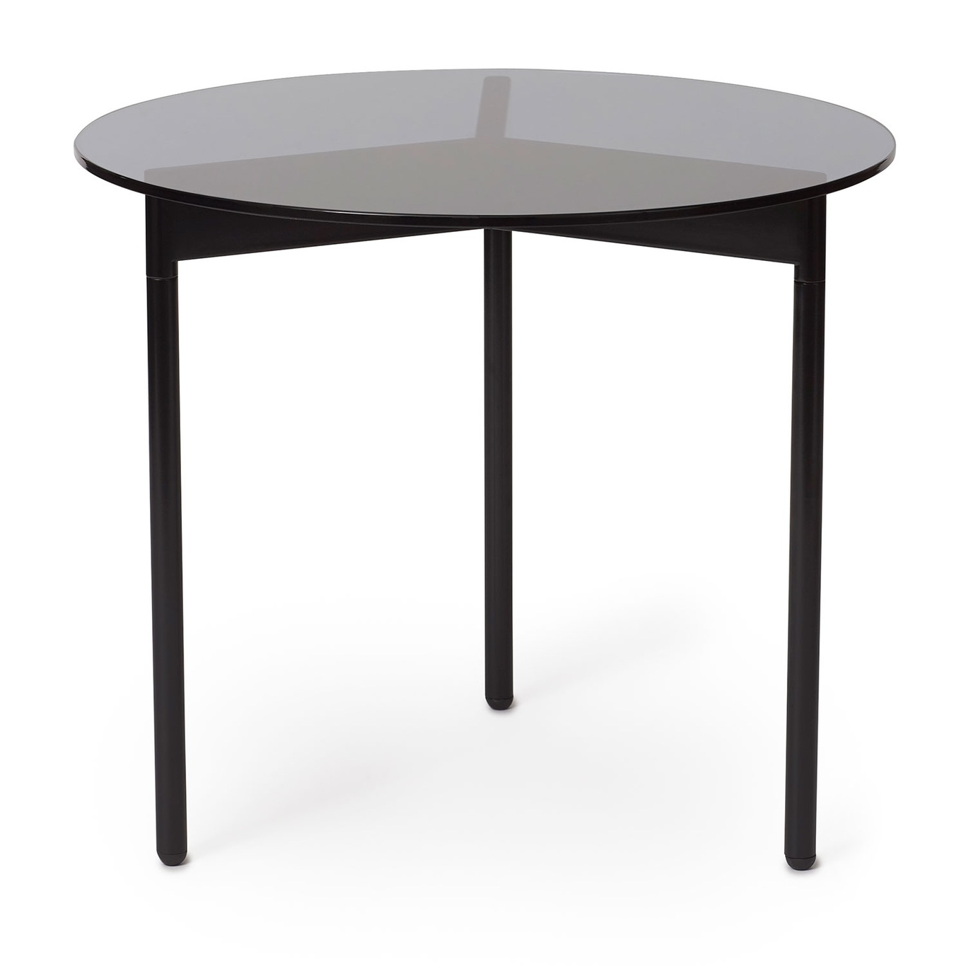 From Above Coffee Table 52 cm, Smoke Grey / Black Noir