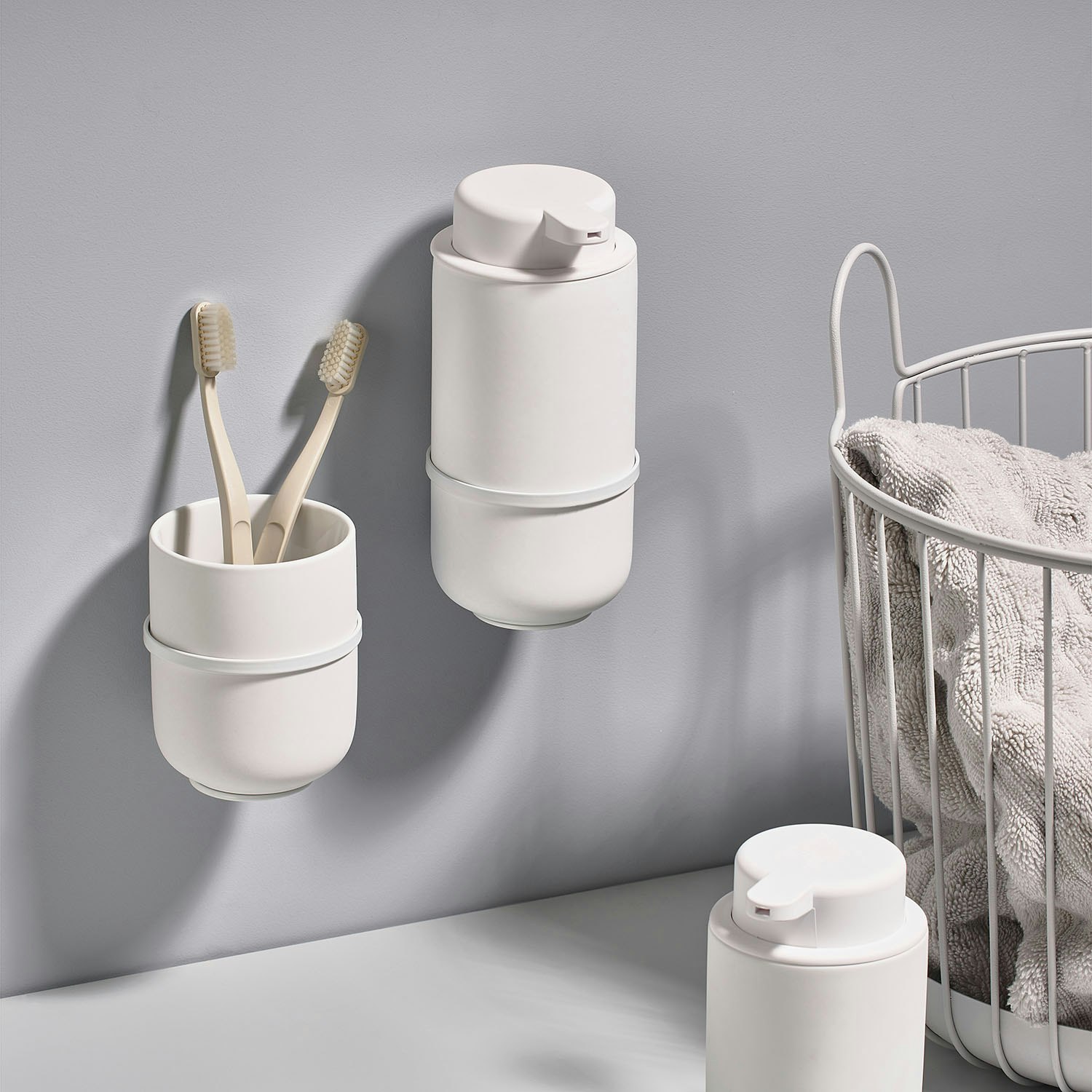 Zone denmark - Wall bracket for ume soap dispenser and toothbrush tumbler