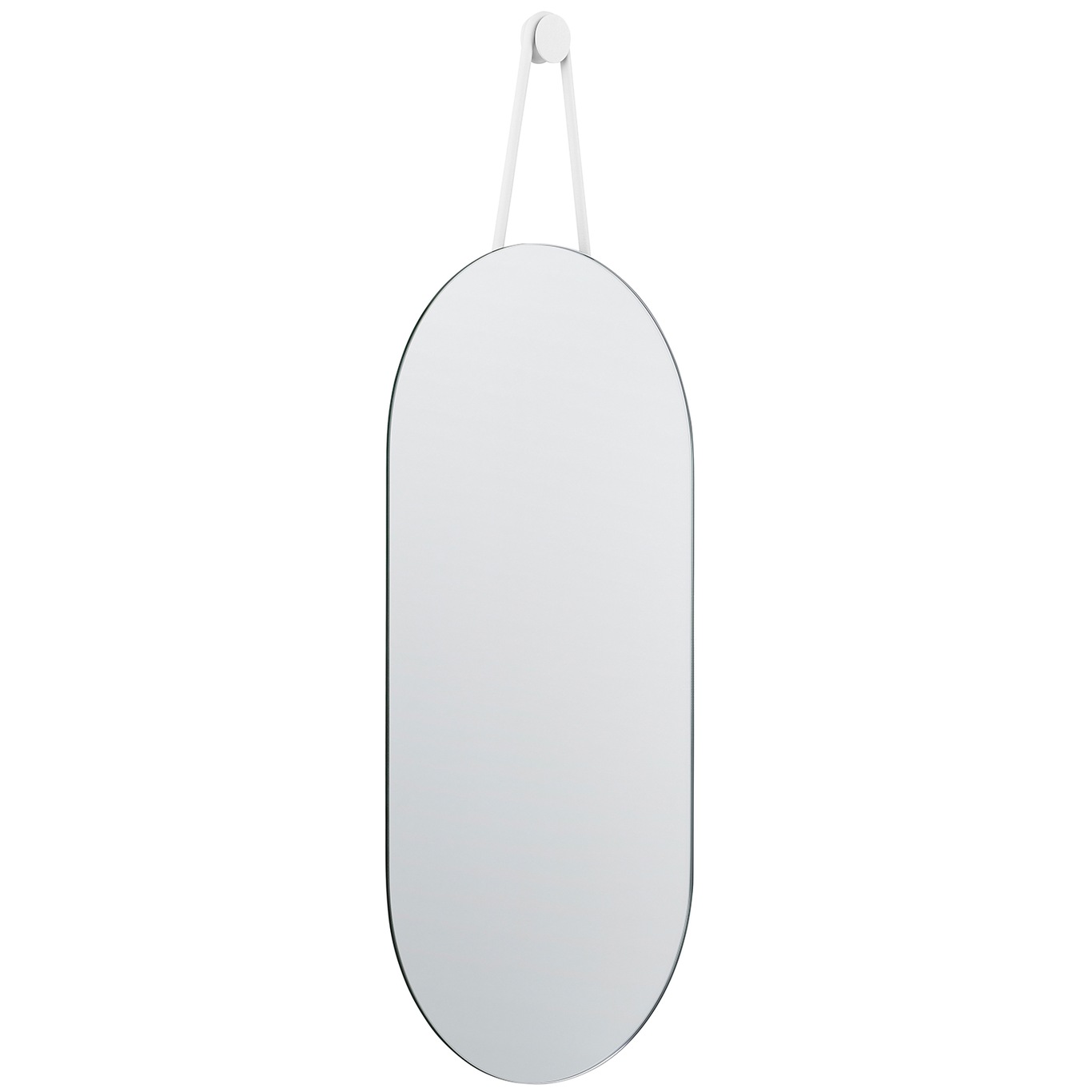 A-Wall Mirror, White 30x60 cm