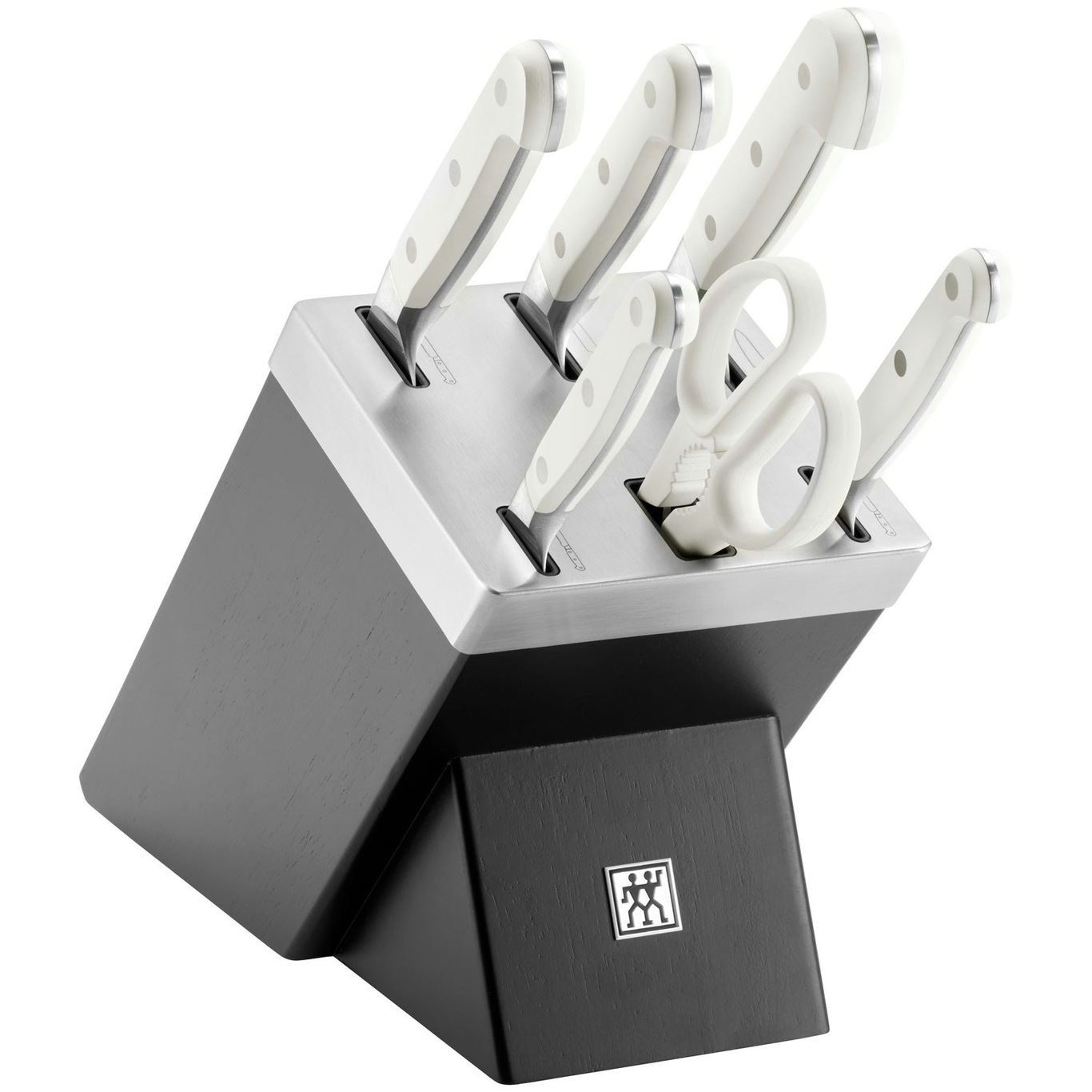 Pro Le Blanc Knife Block With Knives, 7 Pieces
