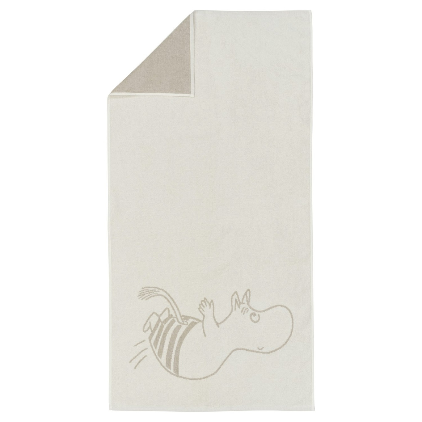 Moomin Badetuch 70x140 cm, Mumintroll Weiß
