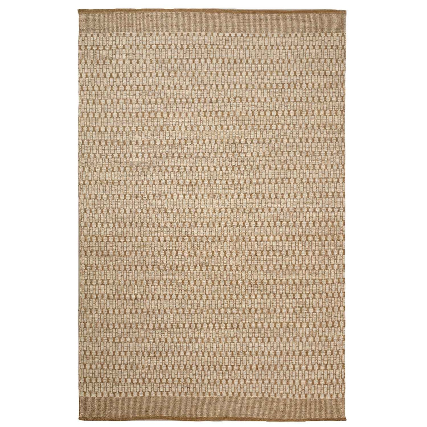 Mahi Dhurry Teppich 170x240 cm, Beige/ Off-White
