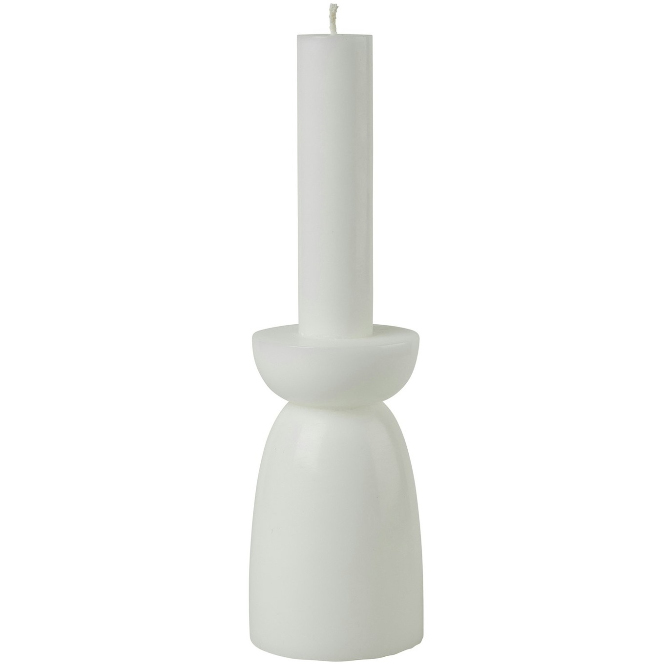 Candleholder Kerze L, Weiß